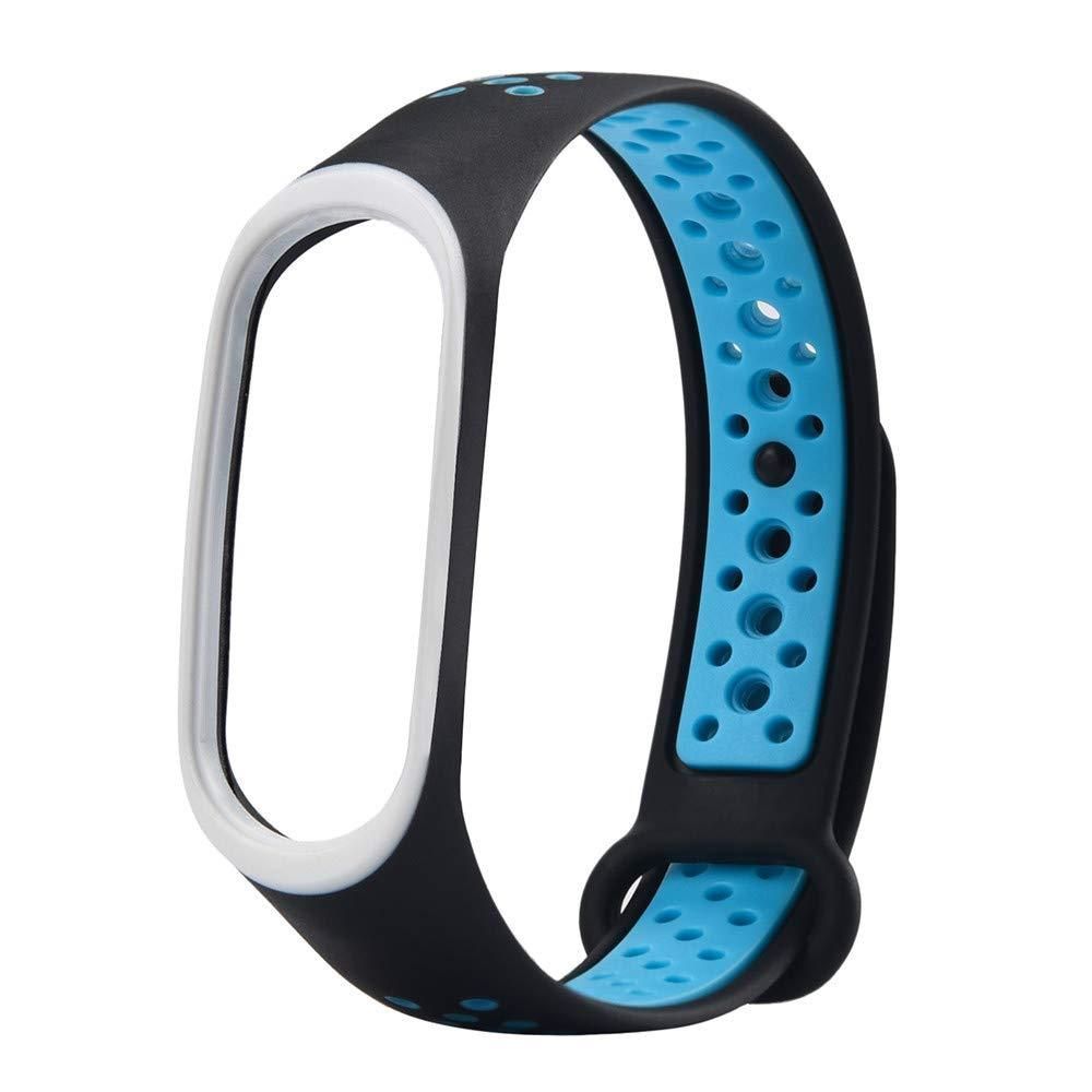Band4 Double Color Silicone Bracelet Wrist Strap