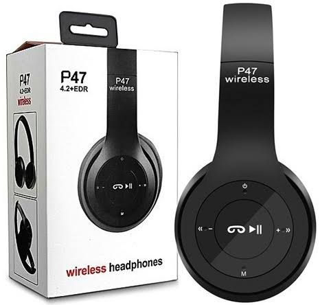 P47  Bluetooth stereo headphones