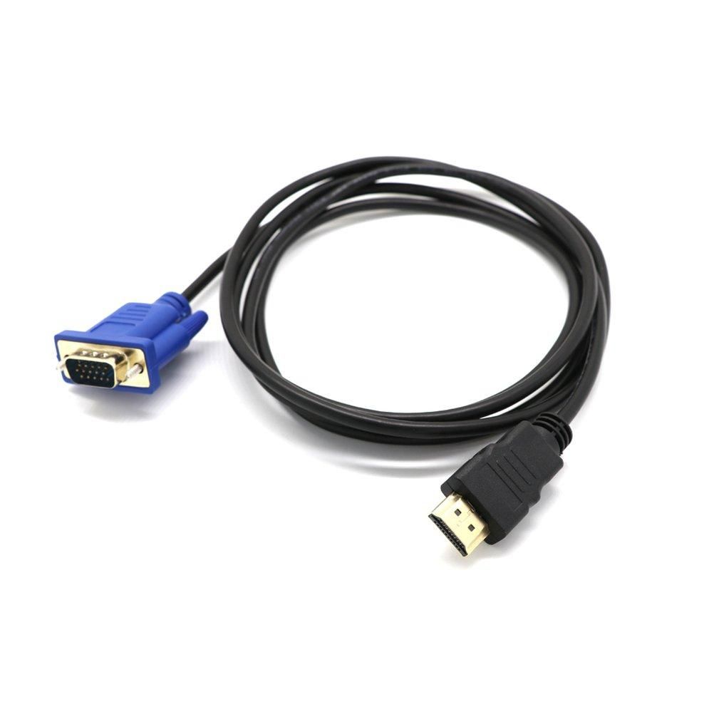 HDMI to VGA D-SUB Male Video Adapter Cable Lead for HDTV PC Computer Monitor