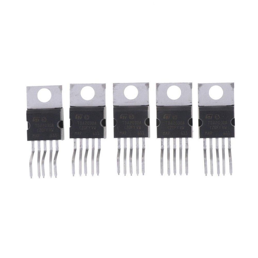 TE 5PCS TDA2030A TDA2030 TO-220 18W Hi-Fi Amplifier 35W Low Power Driver IC ST
