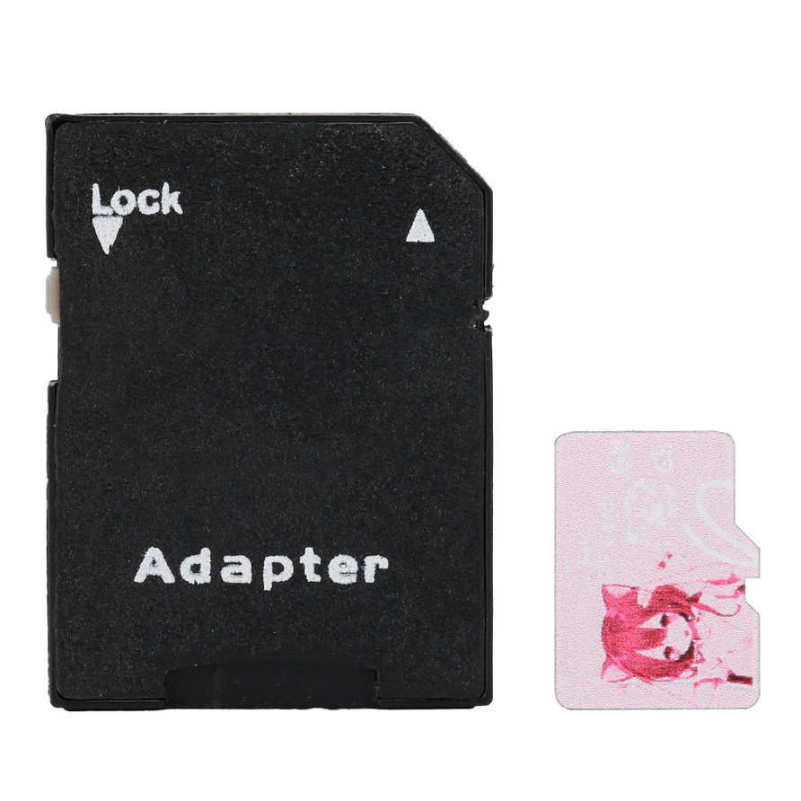 G080 Memory Storage Card Flash for Reader Pink Cat Girl