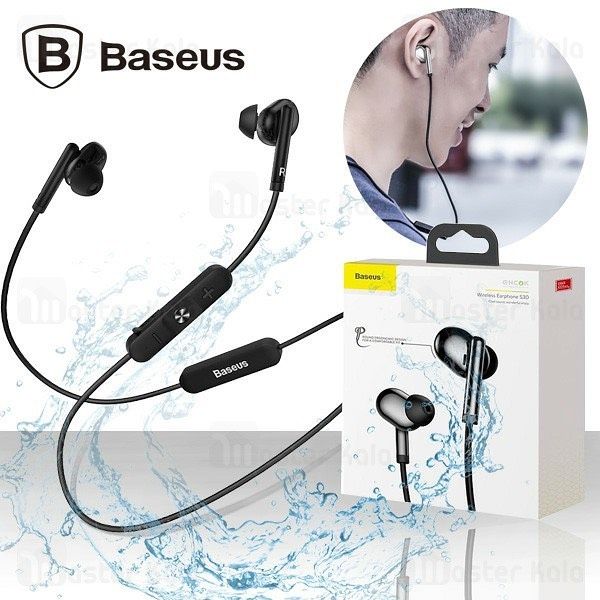 Baseus Encok S30 Bluetooth Earphone Wireless Earphone Tarnish Headphone