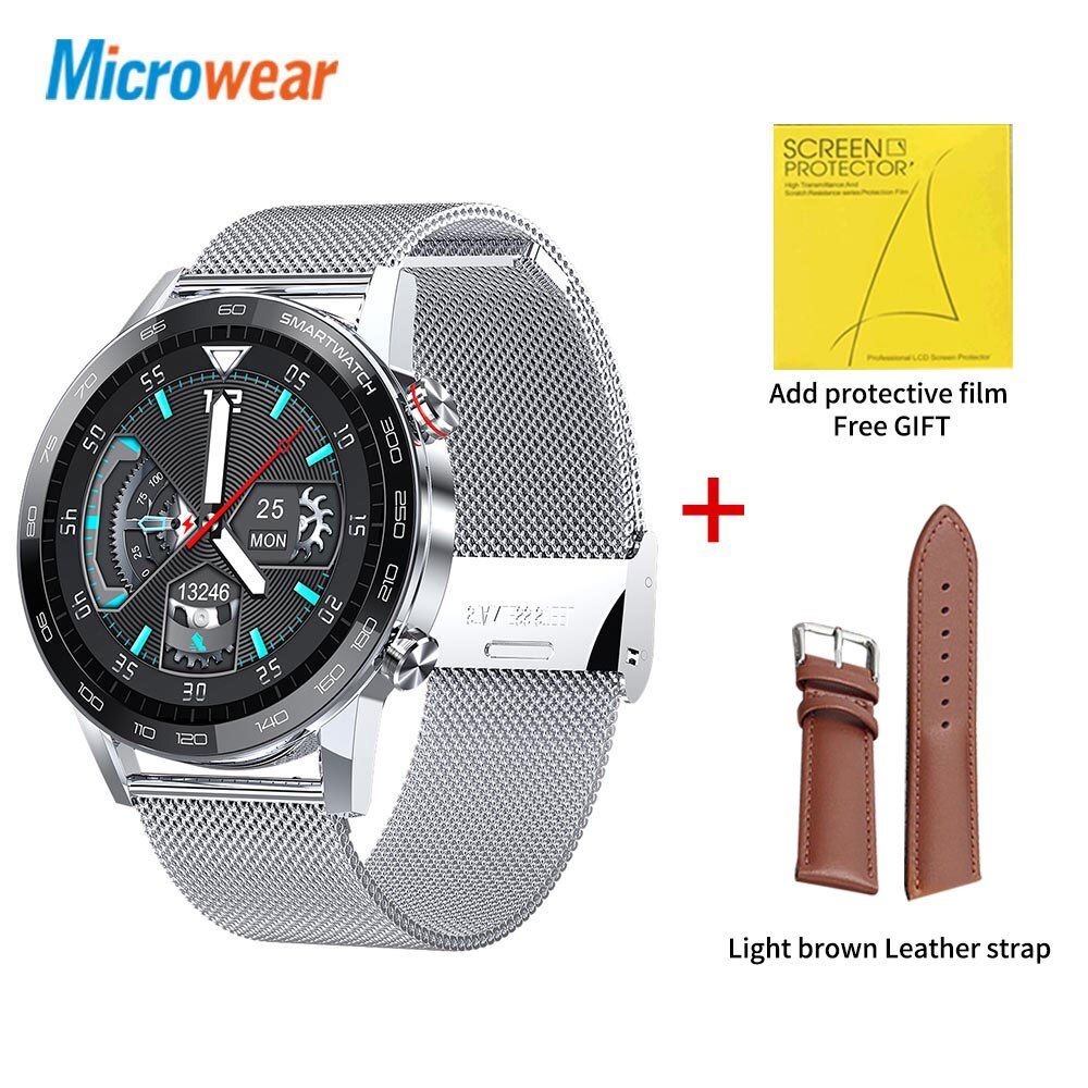 Microwear L15 L16 Smart Watch Men IP68 Waterproof smartWatch ECG PPG Blood Pressure Heart Rate sport fitness Smartwatch For VIP