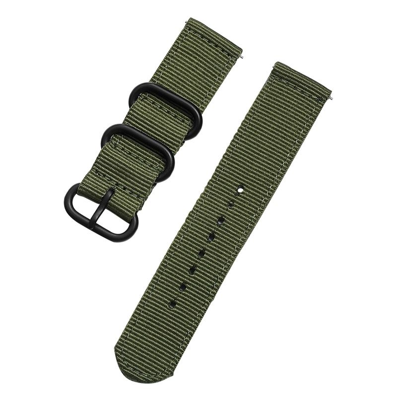 20mm/22mm Nato Strap for Samsung Galaxy watch 3 45mm-41mm/46mm/42mm/active/Gear S3 Frontier/S2 bracelet Huawei GT-2-2E-Pro band