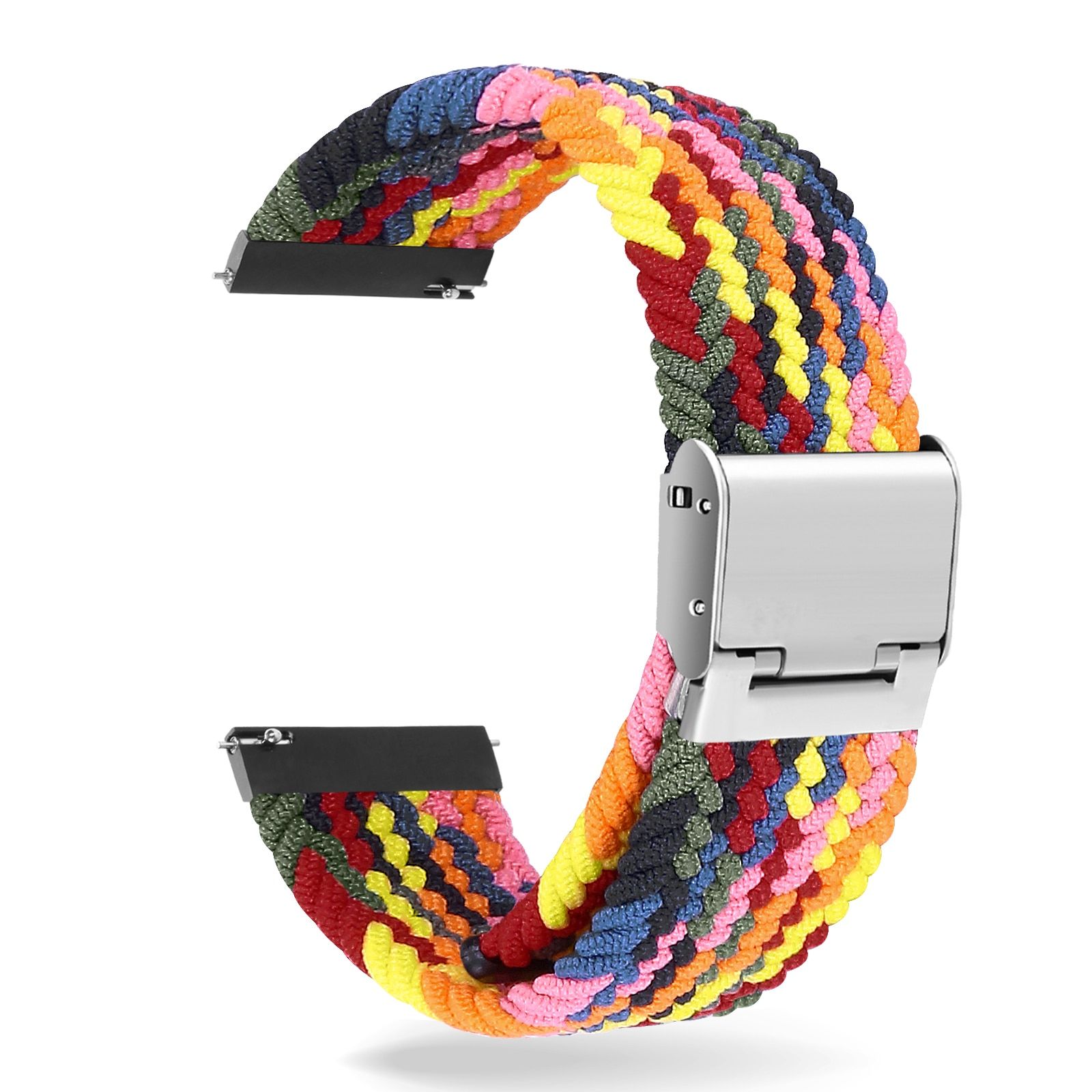 20mm 22mm Adjustable Braided Nylon Elastic Bracelet for Samsung S1 S2 S3  Smartwatch 20/22mm Sport Solo Loop Strap