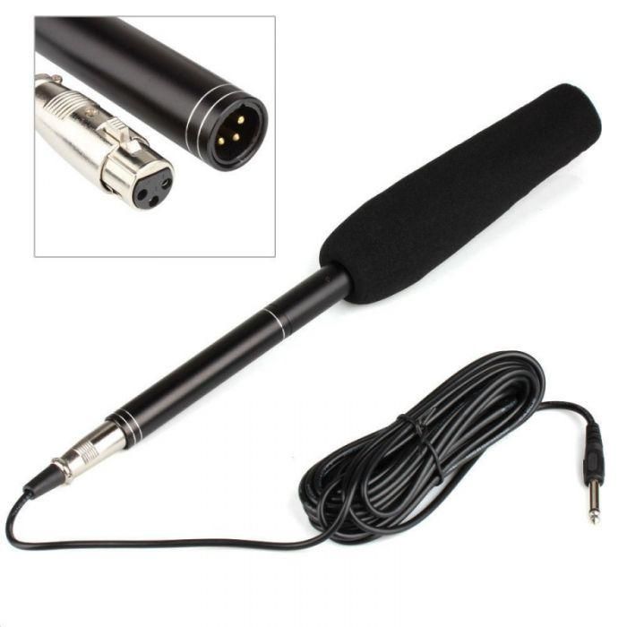 Panasonic EM-2800A Boom Unidirectional Microphone for smartphone & DSLR or to PC to record voice and sound