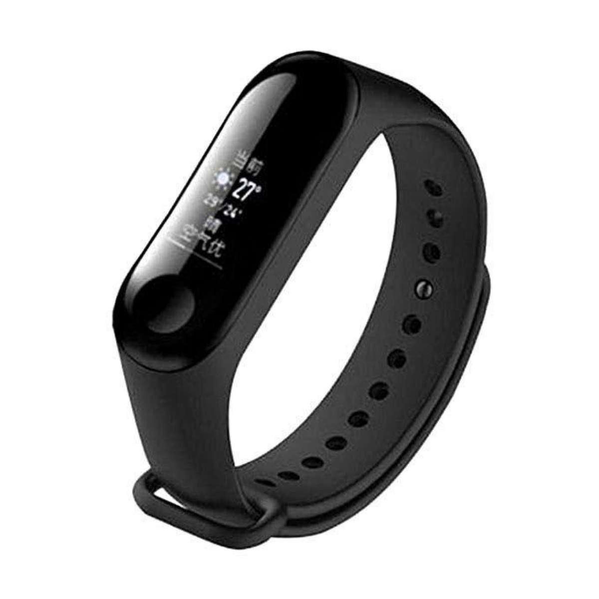 Soft Wrist Strap for Xiaomi Mi Band 3 - Black