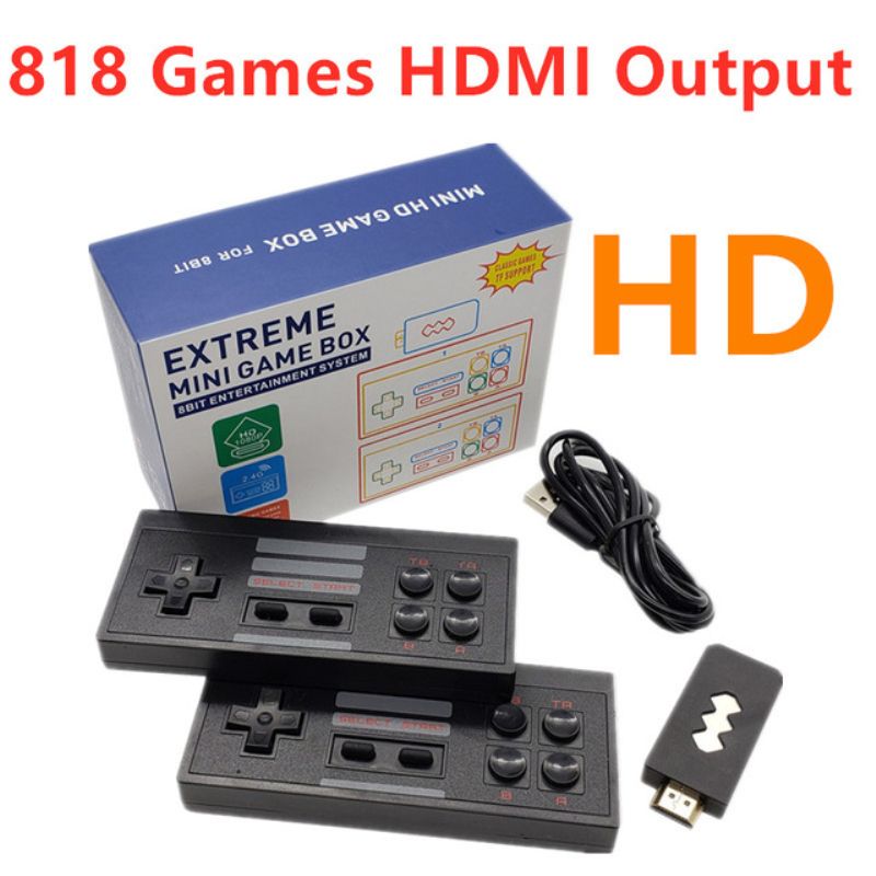 HD HDMI Video Game Console Built-in 620 Retro Games Wireless Controller Classic Nostalgic Game Console With Charging Cable