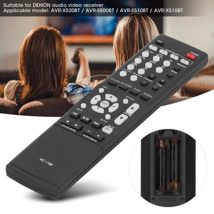 Audio Video Receiver Remote Control RC1196 Fit for DENON AVR-X520BT AVR-S500BT