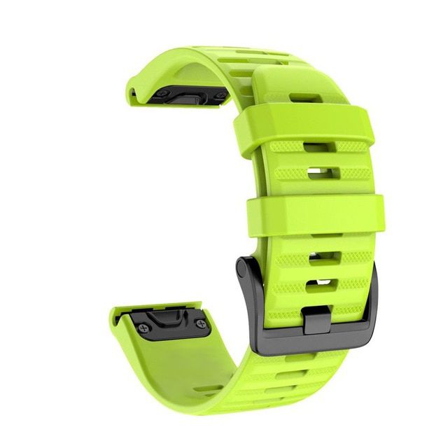 Soft Silicone 26mm 22mm Quick Release Watchband Wriststrap for Garmin Fenix 6 6S 6X 5X 5 5S 3 HR Watch Easyfit Watch Wrist Band