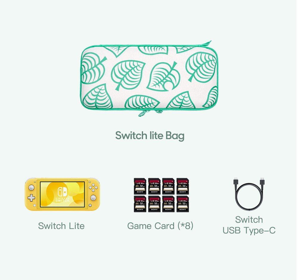 For Switch/ Switch Lite Game Console Protective Bag Storage Pouch Carrying Case