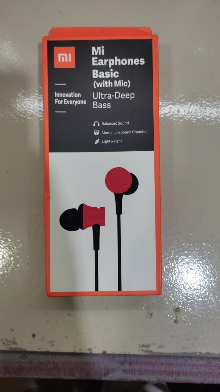 Mi Earphone Basic with mic ultra deep bass