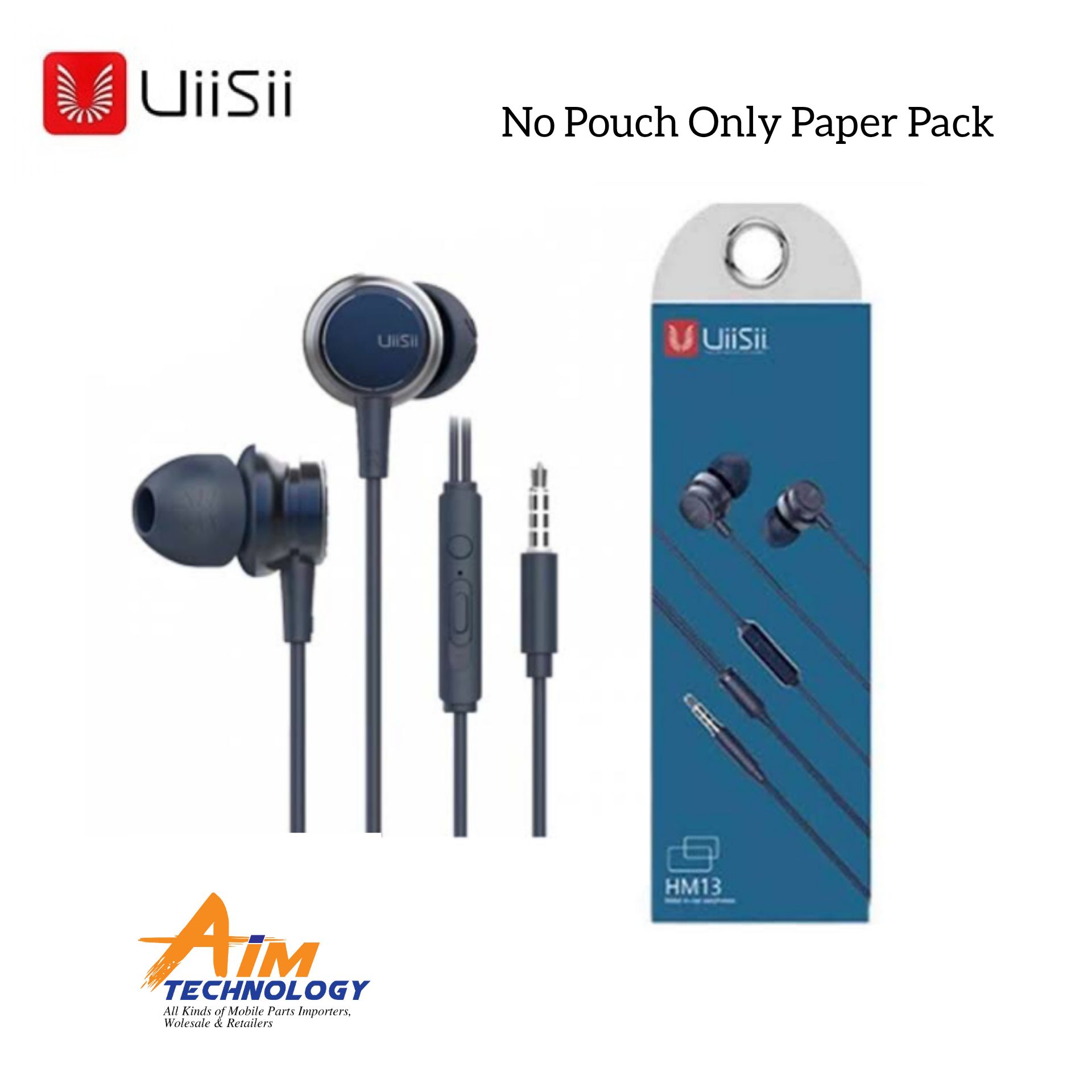 UiiSii HM13 In-Ear Dynamic Headset with Microphone - Headphone - Headphone