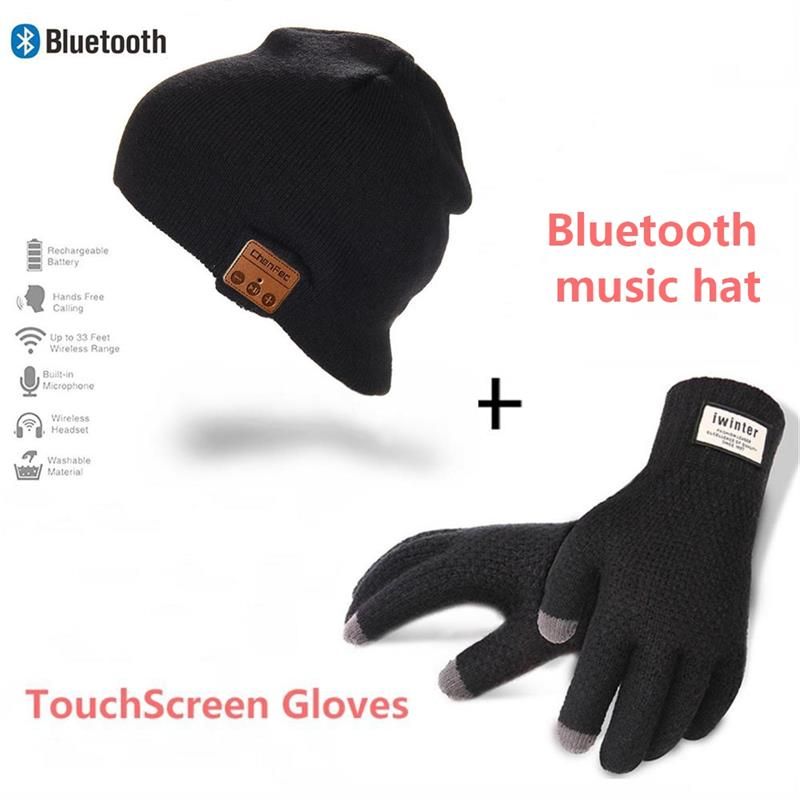 Best Christmas Gift Fashion Wireless Bluetooth Music Hat Cap Bluetooth Earphone Headphone Headset Speaker Mic Sport Knitted Hats