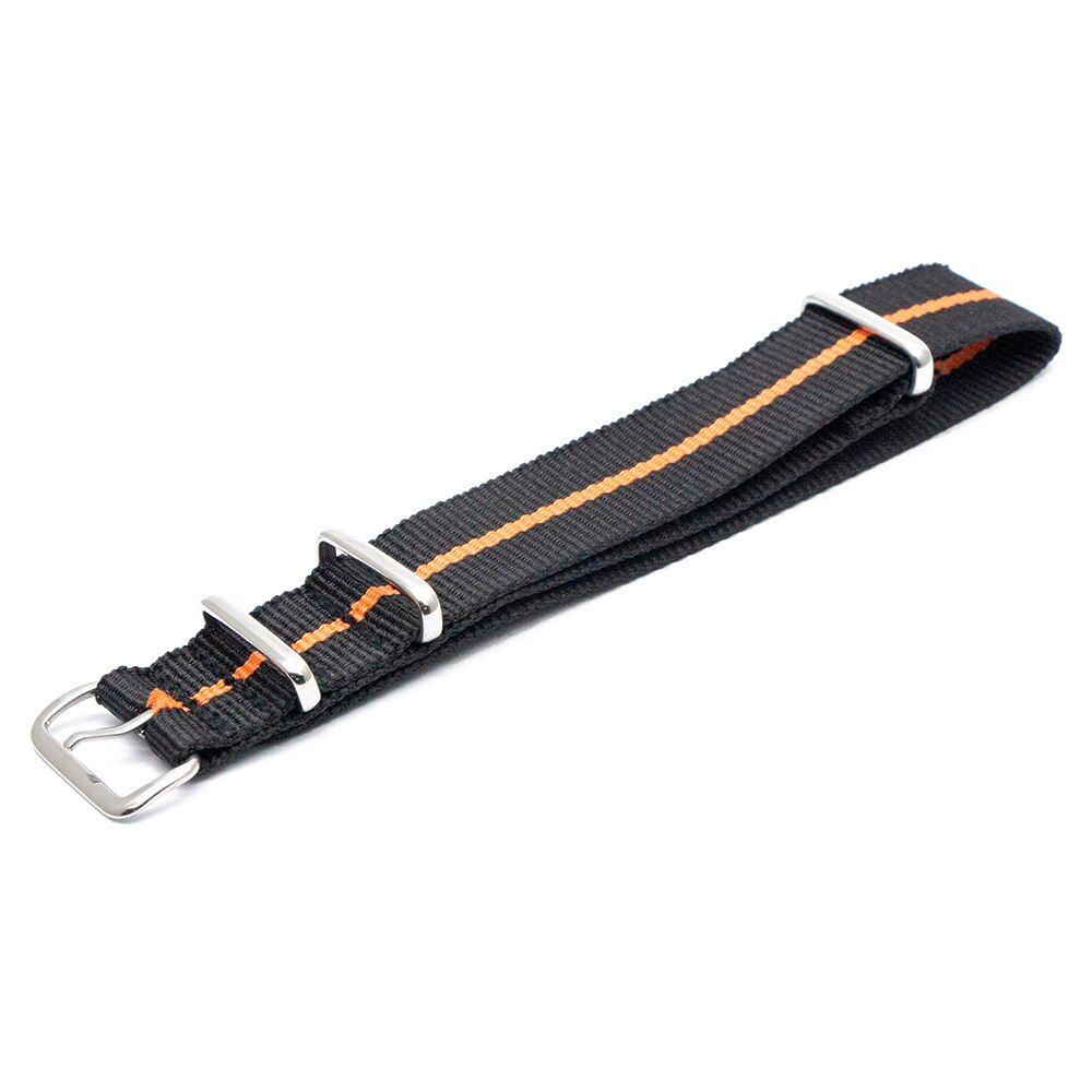 Watch Band 18MM 20MM 22MM 24MM for NATO Style Wristband Durable Nylon Striped Strap Compatible with Sport Casual Watch Bracelet