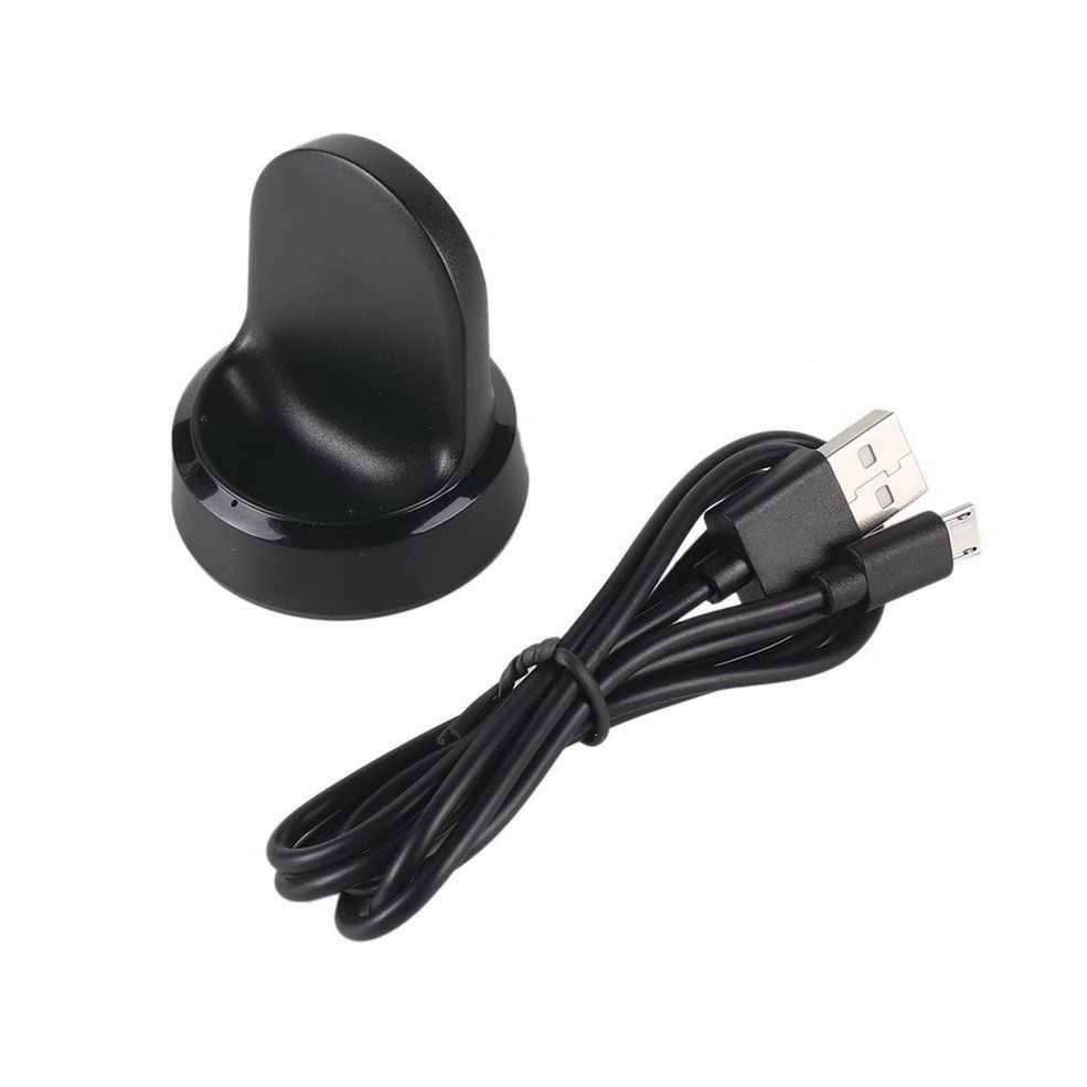 Wireless Charging Dock Magnetic Cradle Charger For Samsung Gear S3 Smart Watch-black