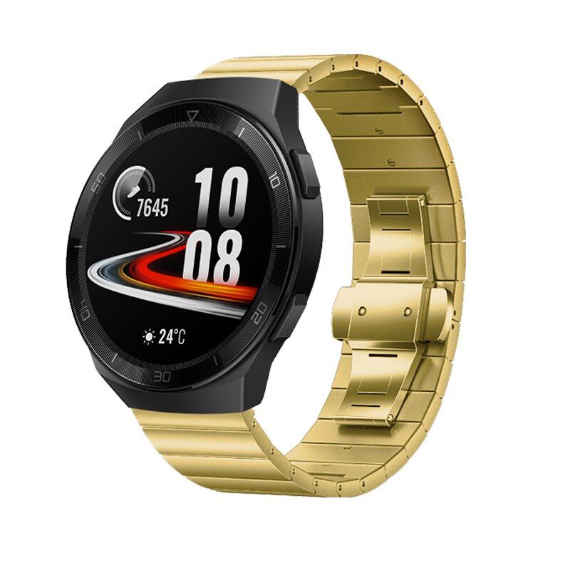 22mm Metal Band For Huawei Watch GT2 Pro strap Stainless Steel Bracelet gt 2e 46mm Replacement Wrist Strap For Huawei watch gt2e