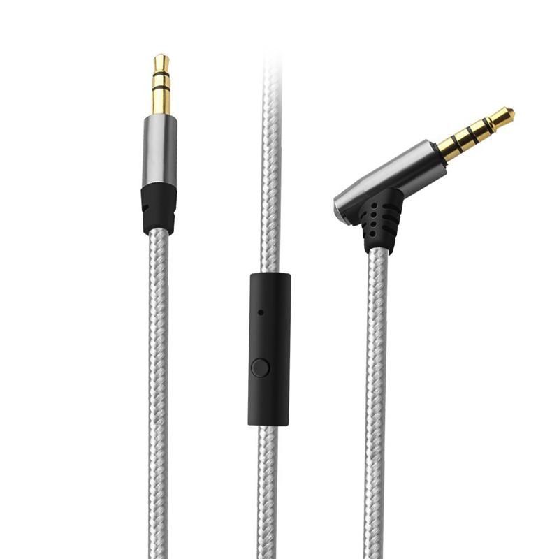 Archeer Tsumbay 3.5mm Male to Male AUX Cable 1M with Microphone for Headphones