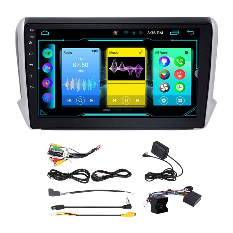 1G+16G 2Din Car DVD Radio Android 10 for Peugeot 2008 208 2012-2018