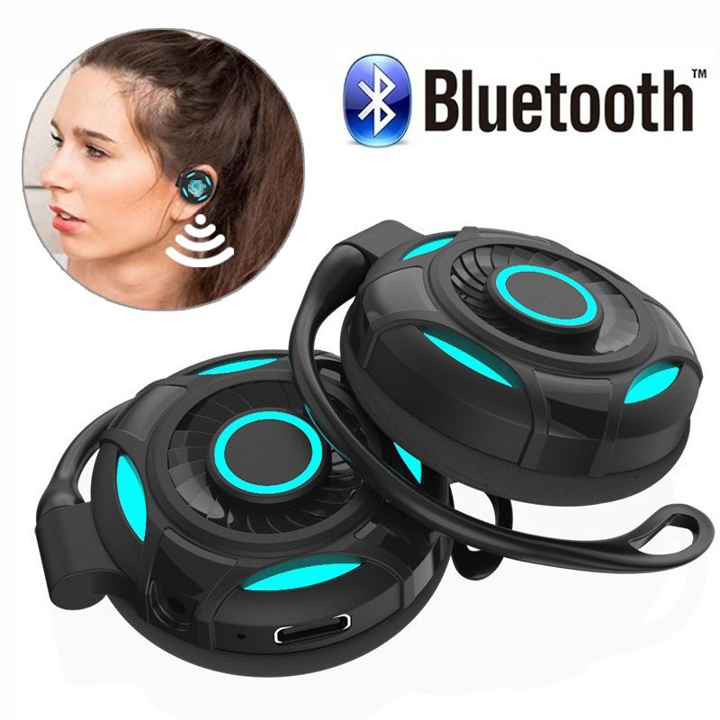 TWS Bluetooth 5.2 Earphones, Wireless Bluetooth Sport Headphones, Music Gaming Headset, Noise Reduction Stereo Headset with Mic