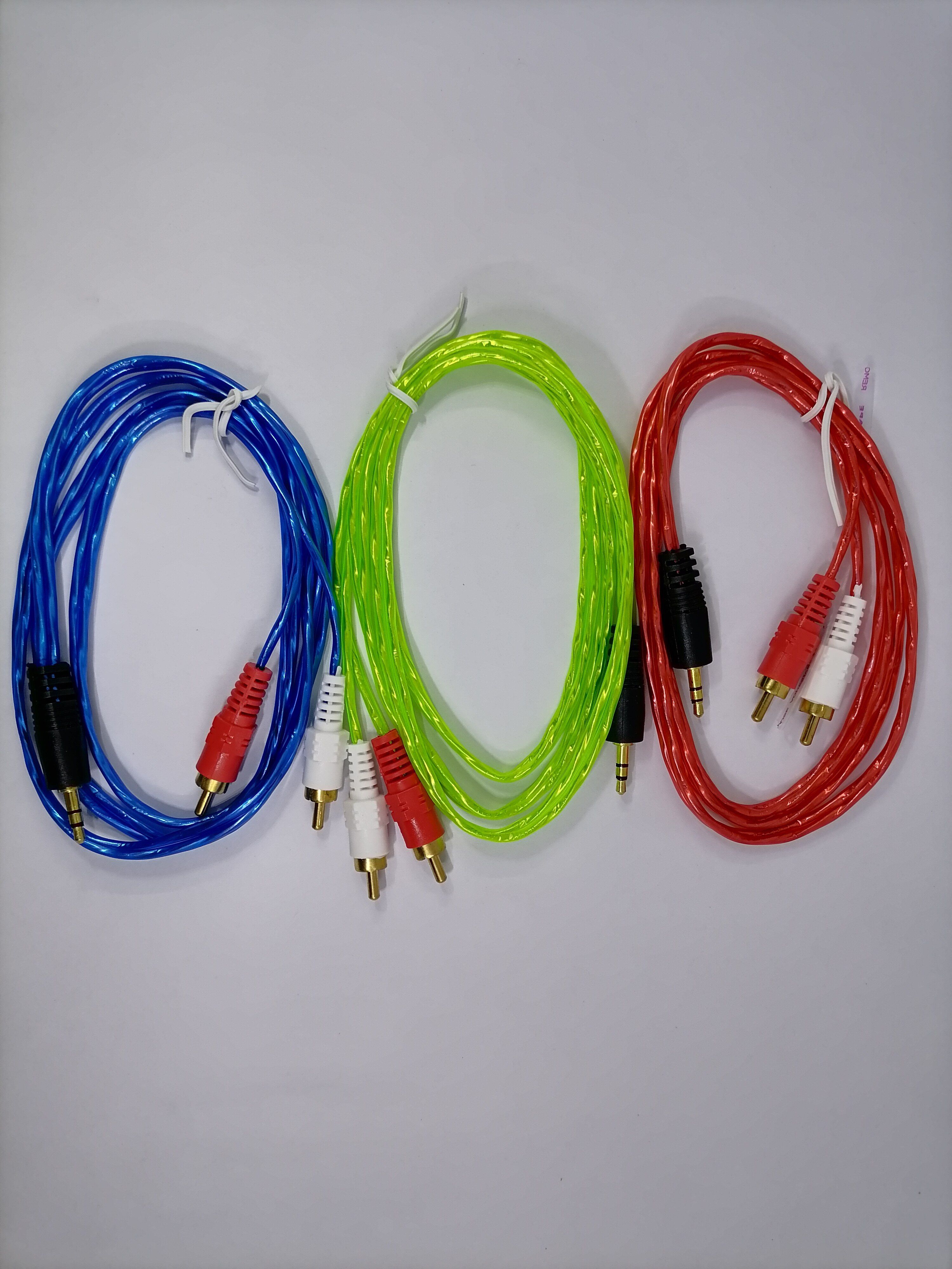 RCA Cable HiFi Stereo 2RCA to 3.5mm Male to Male Audio Cable Cord AUX RCA Jack 3.5 Y Splitter for Amplifiers Audio Home Theater Cable RCA for Speaker MP3 Player