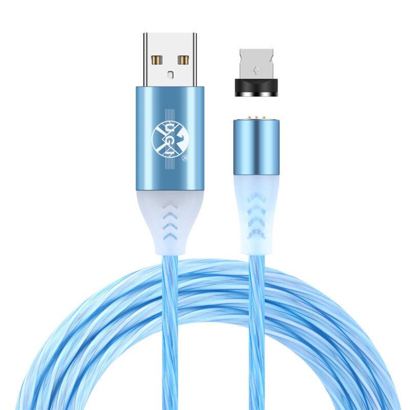 UGI 3in1 Magnetic Fast Charging Cable High Speed For Type C Micro USB Cable For IOS For Samsung Galaxy S8 S9 For Android Phones