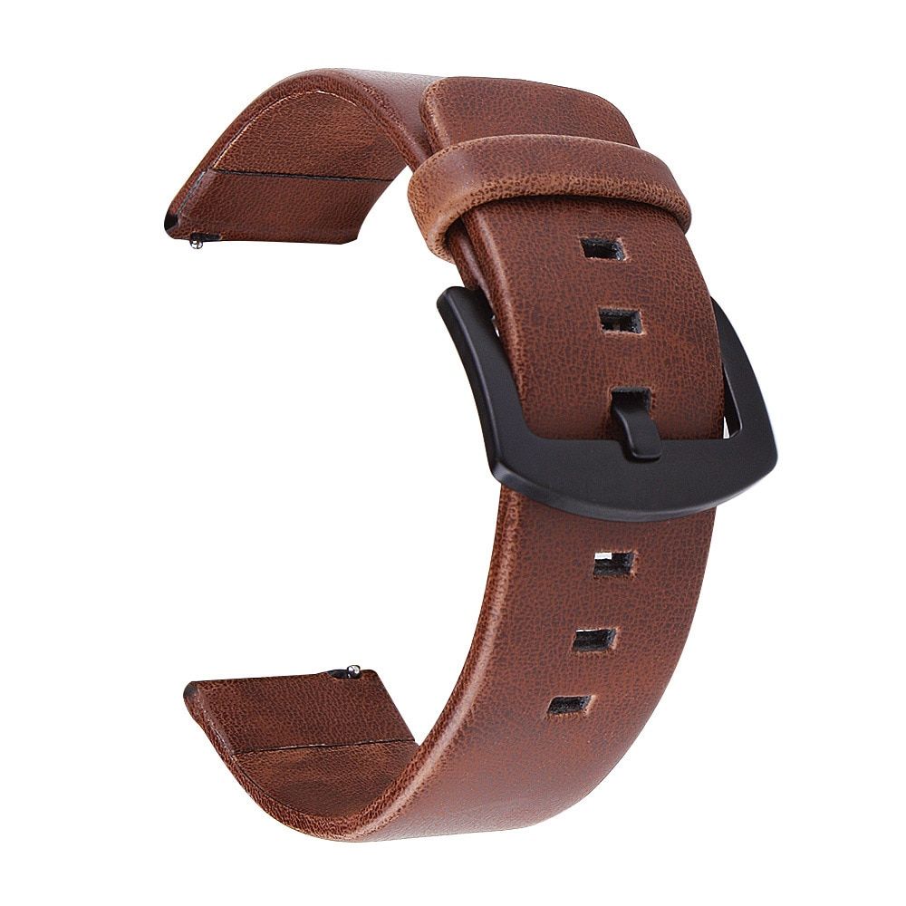 Universal 20mm 22mmLeather Watch Band Strap for Samsung Watch 3 41mm 45mm Samsung Galaxy Watch 42mm 46mm Accessories