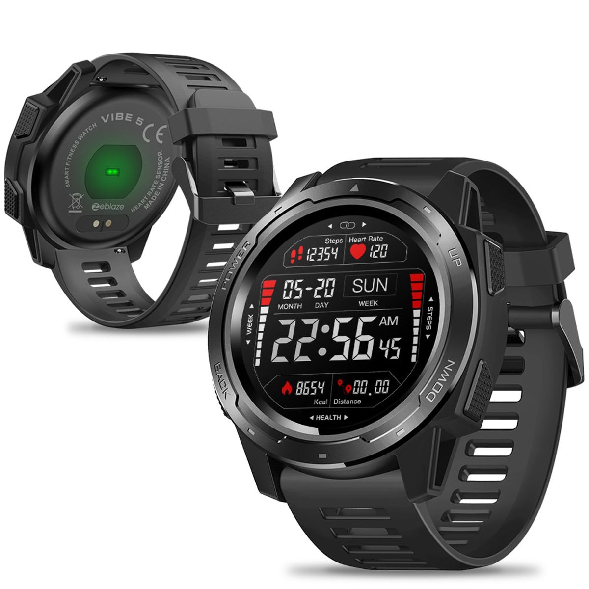Zeblaze Vibe 5 Android and IOS Support Bluetooth Water resistant:IP67 SmartWatch