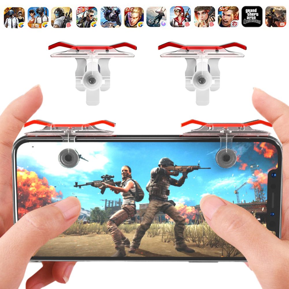 Phone Gamepad Trigger Button Aim Key L1R1 Controller PUBG exquisite workmanship with wear-resisting property