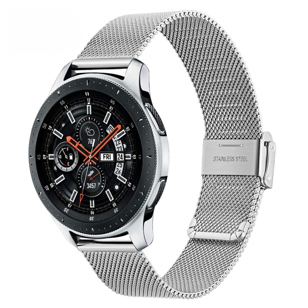 Band sets for Samsung Galaxy Watch 46mm/Gear S3 22mm 20mm Stainless Steel Mesh milanese bracelet for active 2 40mm 44mm strap