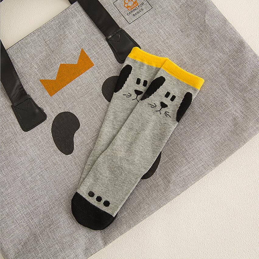 Baby Socks Knee High Girls Boys Toddler Lovely Cartoon Fox panda Socks Long Tube Animal Infant Soft Cotton Socks Kids 0 to 3 Y