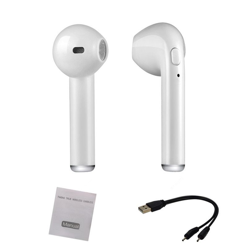 Wirless Earbuds i7 i7s TWS Bluetooth Earphone Sport Headphones Handsfree Fone de ouvido Noise Cancelling Headset With Microphone