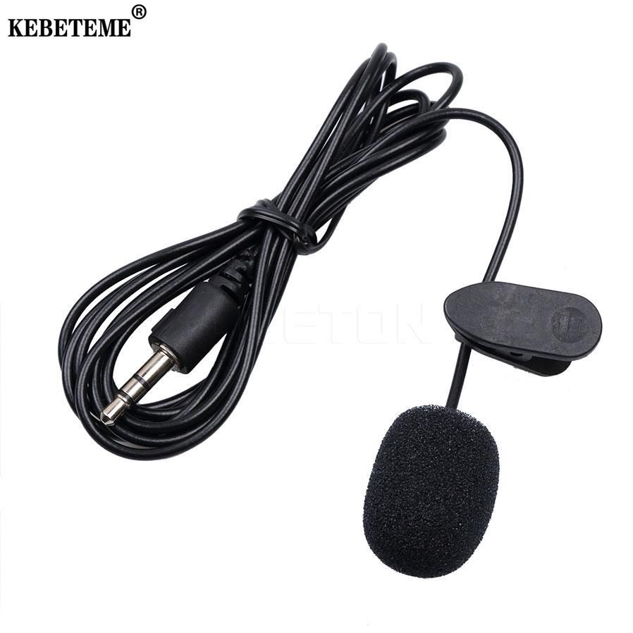 3.5mm Jack Microphone Tie Clip-on Lapel Mikrofon Microfono Mic for Mobile Phone
