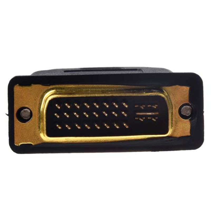 2X DVI-I Dual-Link 24+5 Male to HDMI Female Adapter