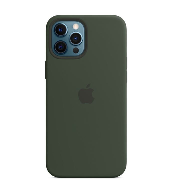 Iphone 12 PRO MAX (6'7 inch) official Silicon case with apple logo- all color in stock