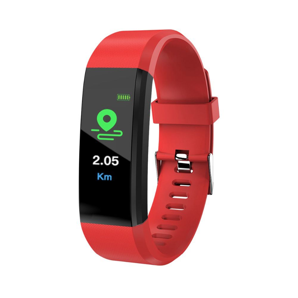 ID115 Plus Color Screen Heart Rate Blood Pressure Monitor Fitness Smart Bracelet