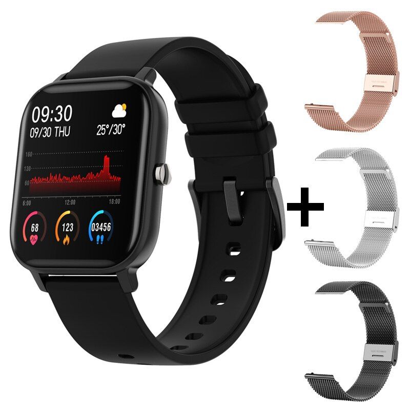 Women Men Smart Electronic Watch Luxury Blood Pressure Digital Watches Fashion Calorie Sport Wristwatch DND Mode For Android IOS