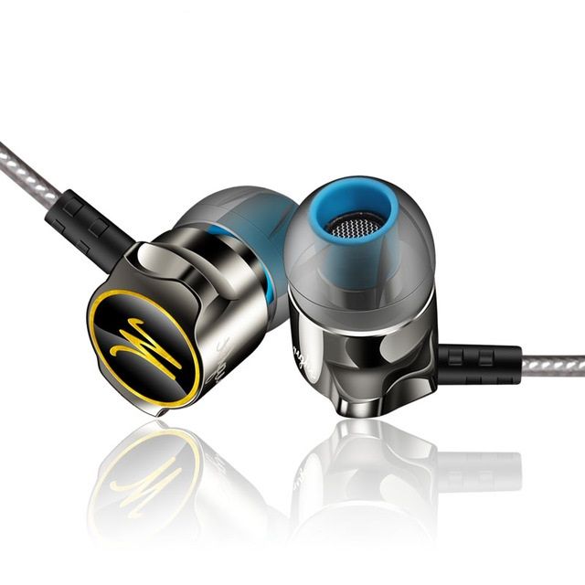 QKZ DM7 Zinc Alloy Hifi Super Bass In Ear Earphones - Black