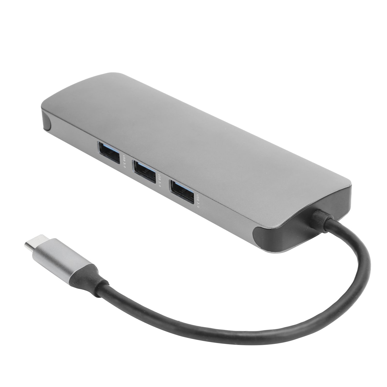 9 in 1 Type-C to USB RJ45 HDMI Memory Card Reader Hub Adapter Converter 4k@30Hz
