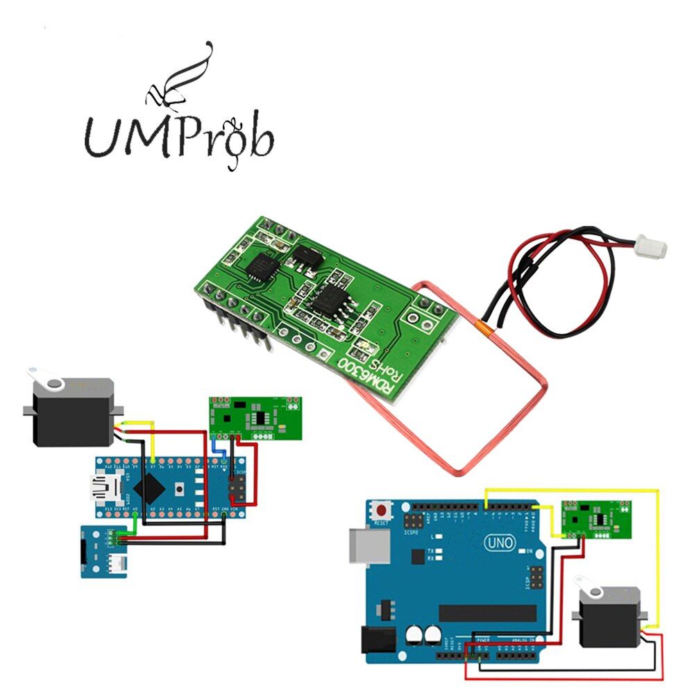 RDM6300 125Khz EM4100 RFID Reader Module UART Output Access Control System for arduino