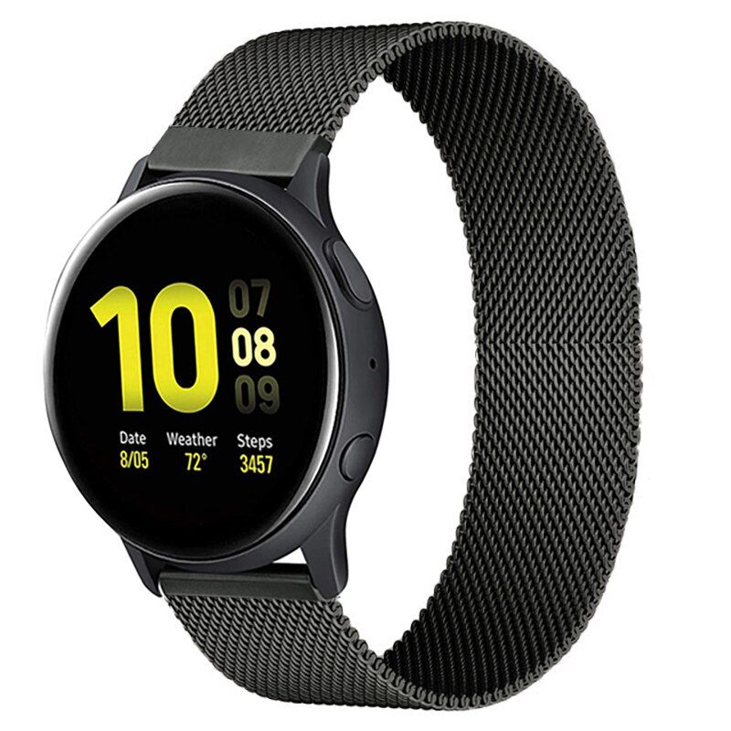 20mm 22mm magnetic strap For Samsung Active 2 40/44mm Gear S3 Frontier bracelet Huawei GT/GT2/2e/Pro Galaxy watch 3/45/42mm band