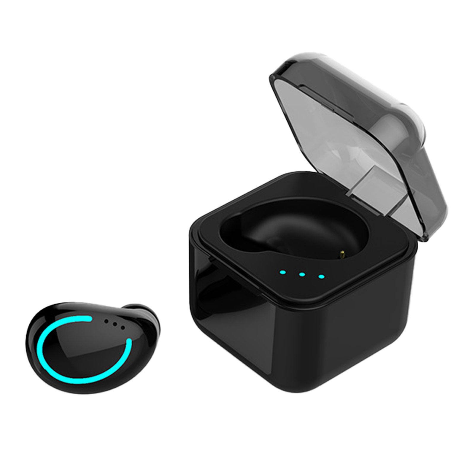 B8 Wireless Earbud Mini Waterproof In-ear Bluetooth 5.0 HiFi Stereo Bass Single Ear Earphone for Sports