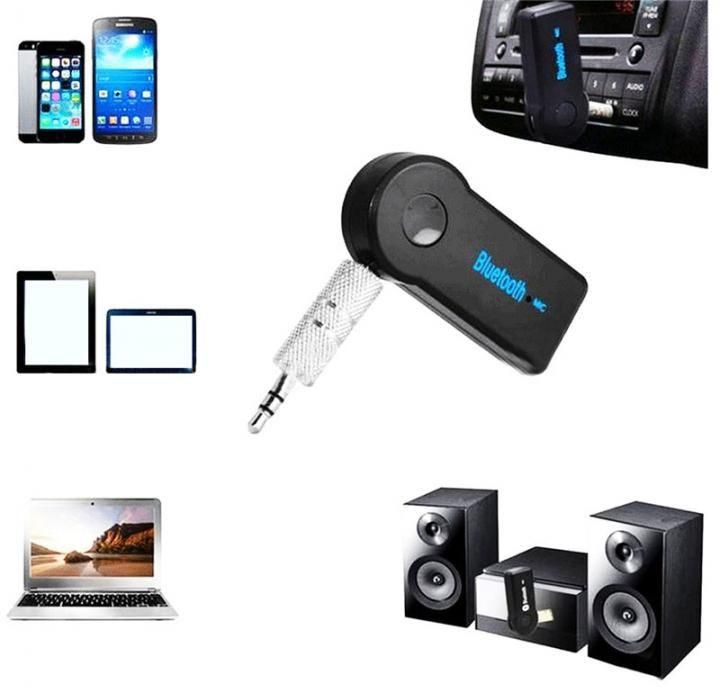 Wireless Car Bluetooth Receiver- Black
