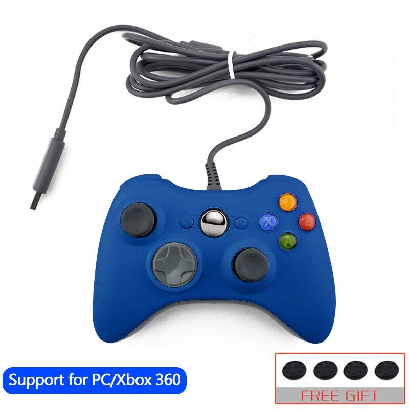 DATA FROG USB Wired Gamepad Joystick for Xbox 360 /Slim PC Controller For Windows 7/8/10 Microsoft With Vibration for Steam Game