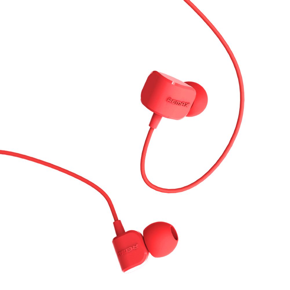 Remax RM-502 3.5mm Wired Stereo Mobile Phone Earphone In-ear Headset with Mic