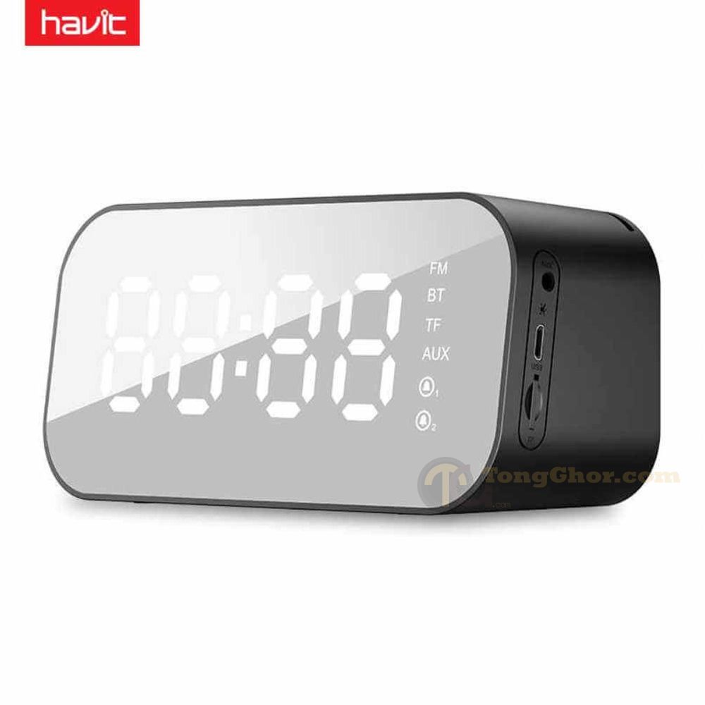 Wireless Bluetooth Speaker HAVIT M3/MX701 with Alarm Clock Radio - Multicolor