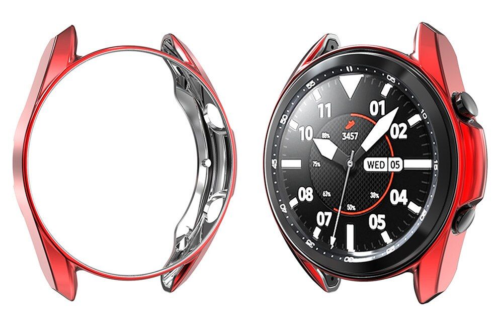 Tpu Case For Galaxy Watch 4 45mm 41mm Silicone  Protect Watchcase For Samsung Galaxy Watch 3 45mm 41mm Accessories Cover Bumber