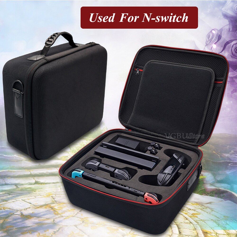 For Nintnedo Switch Carrying Bag Game Card Case Protective Animalcrossing Green Protective Console Cover NS Travel Accessories