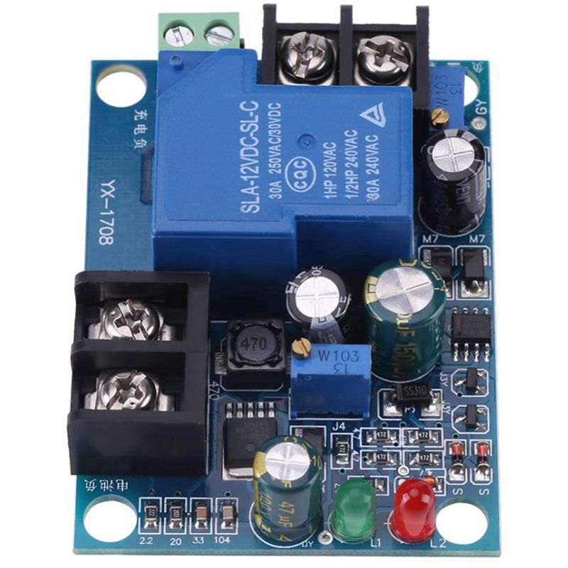 30A 12V Automatic  Charging Controller Protection Module YX1708  Undervoltage Charge Control Module