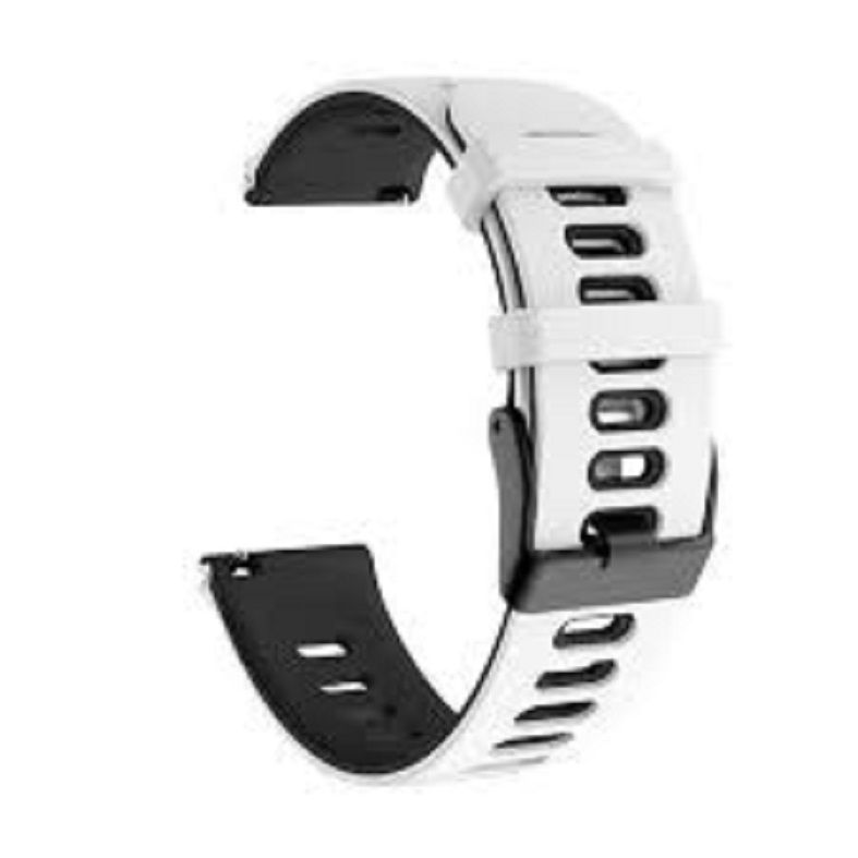 20mm Two color Silicone Sports Watch Band Strap